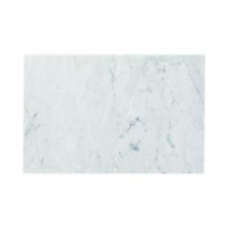 Carrara 8 in. x 12 in. Honed Marble Wall Tile (4 sq. ft. /case)