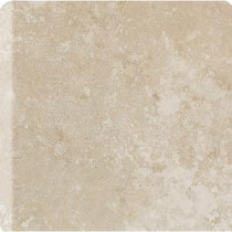 Sandalo Serene White 6 in. x 6 in. Ceramic Bullnose Wall Tile