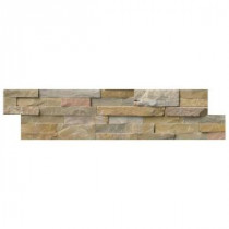 Nevada Gold Ledger Panel 6 in. x 24 in. Natural Quartzite Wall Tile (10 cases / 60 sq. ft. / pallet)