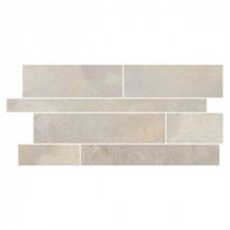 Developed by Nature Pebble 12 in. x 24 in. x 10 mm Glazed Porcelain Random Mosaic Tile