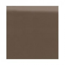 Semi-Gloss Artisan Brown 4-1/4 in. x 4-1/4 in. Ceramic Bullnose Wall Tile