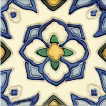 Hand-Painted Jirasol Deco 6 in. x 6 in. Ceramic Wall Tile (2.5 sq. ft. / case)