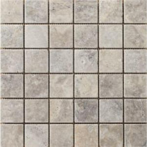 Trav Ancient Tumbled 12 in. x 12 in. x 10 mm Stone Mesh-Mounted Mosaic Tile