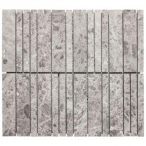 Roman Sticks 10.75 in. x 12 in. x10 mm Beige Marble Mosaic Wall Tile