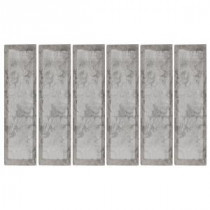 Tundra 4 in. x 16 in. Beveled Marble Wall Tile (10.56 sq. ft. / case)