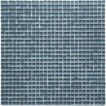 Atlantis Dorado Polished Blue 11-3/4 in. x 11-3/4 in. x 6 mm Glass Mosaic Tile (9.58 sq. ft. / case)