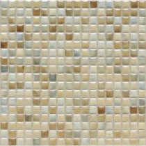Fashion Accents Sand 12 in. x 12 in. x 8 mm Porcelain Mosaic Wall Tile