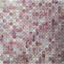 Breeze Plum 12-3/4 in. x 12-3/4 in. x 6 mm Glass Mosaic Tile