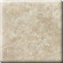 Heathland White Rock 6 in. x 6 in. Glazed Ceramic Bullnose Corner Wall Tile