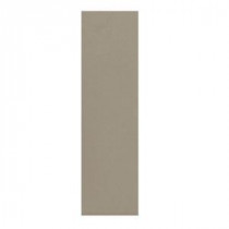 Colour Scheme Uptown Taupe Solid 1 in. x 6 in. Porcelain Cove Base Corner Trim Tile