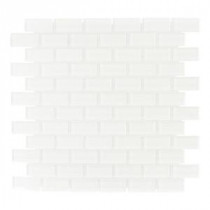 Greenland Drops 11-5/8 in. x 11-3/4 in. x 6 mm Glass Mosaic Tile