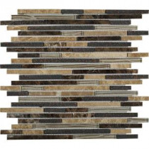 Paradise Nirvana 12 in. x 12 in. x 8 mm Glass Mosaic Tile