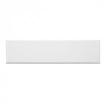 Allegro White Flat 3 in. x 12 in. Ceramic Wall Tile (16.5 sq. ft. / case)