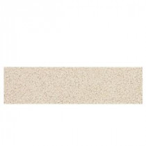 Colour Scheme Biscuit Speckled 3 in. x 12 in. Porcelain Bullnose Floor and Wall Tile