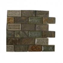 Roman Selection Emperial Slate 3 in. x 6 in. x 8 mm Mixed Materials Floor and Wall Tile Sample