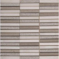 Linea 12 in. x 12 in. x 10 mm Stone Mesh-Mounted Mosaic Tile (10 sq. ft. / case)