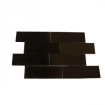 Metal Rouge 2 in. x 6 in. Stainless Steel Floor and Wall Tile