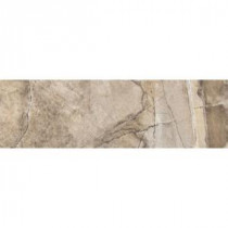 Everglade Bruno 3 in. x 13 in. Single Bullnose Porcelain Floor and Wall Tile
