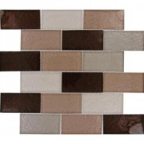 Ayres Blend Subway 12 in. x 12 in. x 8 mm Glass Mesh-Mounted Mosaic Tile