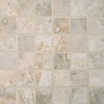 Navona Luna 12 in. x 12 in. x 10 mm Porcelain Mesh-Mounted Mosaic Floor and Wall Tile (8 sq. ft. / case)