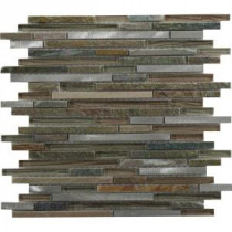Paradise Eden 12 in. x 12 in. x 8 mm Glass Mosaic Tile