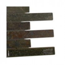 Roman Selection Emperial Glass Mosaic Floor and Wall Tile - 3 in. x 6 in. x 8 mm Tile Sample