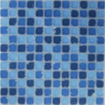 Oceanz Southern Tumbled Matte Glass 12 in. x 12 in.Mesh Mounted Floor & Wall Tile (5 sq. ft. / case)