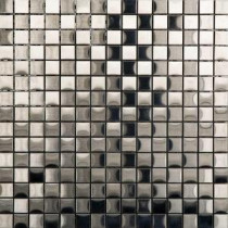 Metal Acero Mosaic Tile 12 in. x 12 in. x 7.94 mm Metal Mosaic Tile