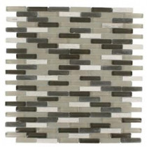 Cleveland Staunton Mini Brick 10 in. x 11 in. x 8 mm Mixed Materials Mosaic Floor and Wall Tile