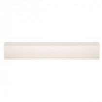 Royal Cream Gloss Crown 12 in. x 2-1/4 in. Ceramic Wall Tile