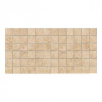 Salerno Nubi Bianche 12 in. x 24 in. x 6 mm Ceramic Mosaic Floor and Wall Tile