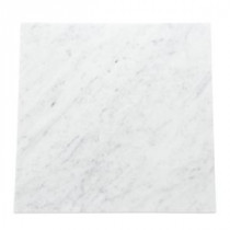 Natural Stone Collection Carrara White 12 in. x 12 in. Polished Marble Floor and Wall Tile (10 sq. ft. / case)