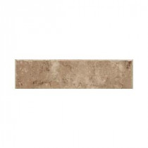 Fidenza Cafe 3 in. x 12 in. Ceramic Bullnose Floor and Wall Tile