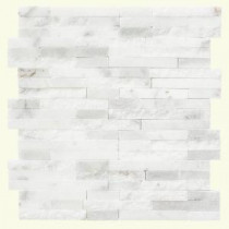 Restful Sea 10-1/2 in. x 10-1/2 in. x 8 mm Stone Mosaic Tile