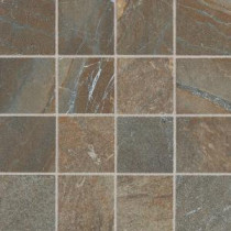 Ayers Rock Rustic Remnant 13 in. x 13 in. Glazed Porcelain Mosaic Floor and Wall Tile