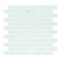 Glacier Ice Brick 12 in. x 12 in. x 8 mm Glass Mosaic Wall Tile