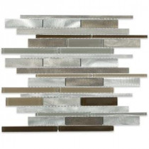 Urban Sandy Metal Mosaic Tile - 3 in. x 6 in. Tile Sample