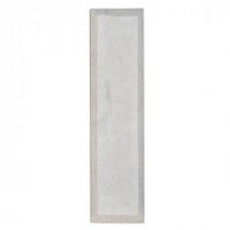 Carrara Beveled 4 in. x 16 in. x 10 mm Marble Wall Tile (10.56 sq. ft. / case)