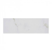 Developed by Nature Calacatta 4 in. x 12 in. Glazed Ceramic Wall Tile (10.64 sq. ft. / case)