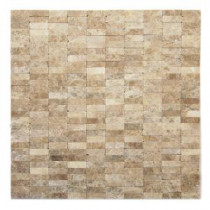 Post Modern Degas 12 in. x 12 in. x 6.35 mm Marble Mesh-Mounted Mosaic Wall Tile (10 sq. ft. / case)
