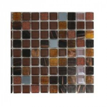Capriccio Campobasso Glass Mosaic Floor and Wall Tile - 3 in. x 6 in. x 8 mm Tile Sample