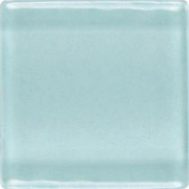 Isis Whisper Blue 12 in. x 12 in. x 3 mm Glass Mesh-Mounted Mosaic Wall Tile