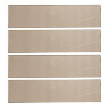 Aluminum 4 in. x 16 in. Glass Wall Tile (10.56 sq. ft. / case)