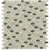 Paradox Enigma 12 in. x 12 in. x 8 mm Mixed Materials Mosaic Floor and Wall Tile