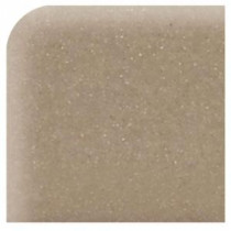 Semi-Gloss Elemental Tan 2 in. x 2 in. Ceramic Bullnose Corner Wall Tile