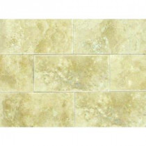 Ivory 3 in. x 6 in. Honed Travertine Floor and Wall Tile (1 sq. ft. / case)