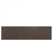 Colour Scheme Artisan Brown Speckled 3 in. x 12 in. Porcelain Bullnose Floor and Wall Tile