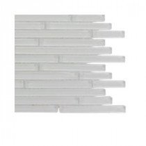 Windsor Random Bright White Marble Floor and Wall Tile - 6 in. x 6 in. Tile Sample