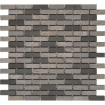 Shale 12 in. x 12 in. x 10 mm Natural Basalt Mesh-Mounted Mosaic Tile (10 sq. ft. / case)