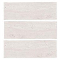 Stone Grey 4 in. x 12 in. Limestone Wall Tile (3-Pack)